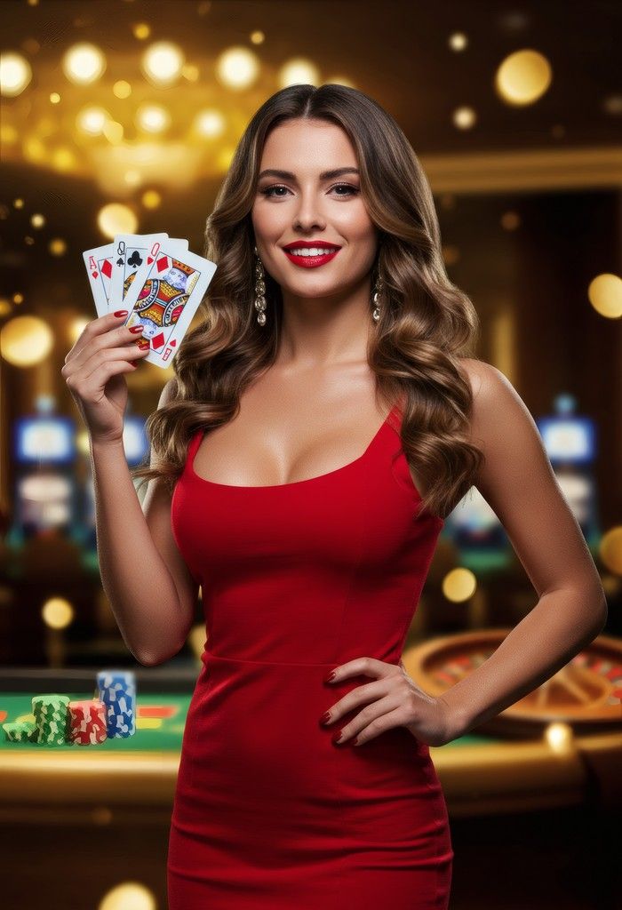 Live Baccarat table at asia2000 with dealer and card layout